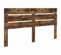 vidaXL Tête de lit Chêne fumé 200 cm Bois d'ingénierie, Style de chambre moderne, design de tête de lit rectangulaire, accessoires de lit durables, linge de lit contemporain pour votre espace de somme
