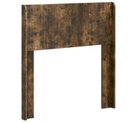 vidaXL Tête de lit Chêne fumé PB, Chambre, Tête de lit Moderne en Bois aggloméré, Style à Lattes, Décor Tendance, Élément Pratique pour Un Espace Contemporain