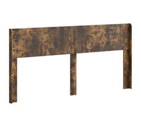 vidaXL Tête de lit Chêne fumé PB, Chambre, Tête de lit Moderne en Bois aggloméré, Style à Lattes, Décor Tendance, Élément Pratique pour Un Espace Contemporain