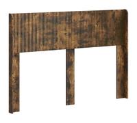 vidaXL Tête de lit Chêne fumé PB, Chambre, Tête de lit Moderne en Bois aggloméré, Style à Lattes, Décor Tendance, Élément Pratique pour Un Espace Contemporain