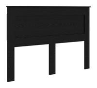 vidaXL Tête de lit Chêne Noir 140 cm Bois d'ingénierie, Tête de lit Moderne, Meuble Robuste, Design rectangulaire, Lignes épurées, déco Fonctionnelle, idées pour Votre pièce