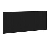 vidaXL Tête de lit Chêne Noir 160 x 1,5 x 80,5 cm Bois d'ingénierie, Tête de lit Tendance, Murale et Moderne, Design Fonctionnel, Accessoire Compact, déco Douillette