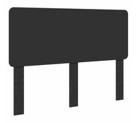 vidaXL Tête de lit Chêne noir 160 cm – Bois d'ingénierie, design rectangulaire moderne