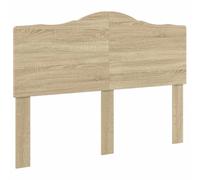 vidaXL Tête de lit Chêne Sonoma 140 cm Bois d'ingénierie, Tête de lit Moderne, rectangulaire, Bois résistant, Design épuré, Meuble Minimaliste pour déco stylée
