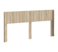vidaXL Tête de lit Chêne Sonoma PB, Chambre, Tête de lit Moderne en Bois aggloméré, Style à Lattes, Décor Tendance, Élément Pratique pour Un Espace Contemporain
