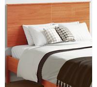 Vidaxl Tête De Lit Cire Marron 120 Cm Bois Massif De Pin Marron