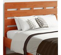 Vidaxl Tête De Lit Cire Marron 135 Cm Bois Massif De Pin Marron