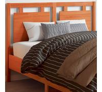 Vidaxl Tête De Lit Cire Marron 135 Cm Bois Massif De Pin Marron
