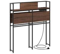 Vidaxl Tête De Lit De Rangement Chêne Marron 100 Cm Bois D'ingénierie