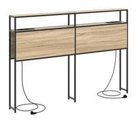 Vidaxl Tête De Lit De Rangement Chêne Sonoma 140 Cm Bois D'ingénierie