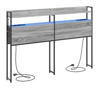 Vidaxl Tête De Lit De Rangement Gris Sonoma 160 Cm Bois D'ingénierie