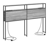 Vidaxl Tête De Lit De Rangement Gris Sonoma 160 Cm Bois D'ingénierie