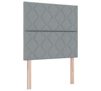 Vidaxl Tête De Lit Design Blocs De Diamant Gris Clair 90 Cm En Tissu, Vidaxl Tête De Lit Design Blocs De Diamant Gris Clair 180 Cm En Tissu Gris