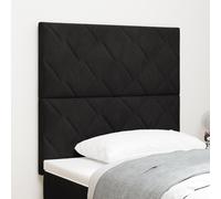 Vidaxl Tête De Lit Design En Blocs De Diamant Noir 100 Cm Velours, Vidaxl Tête De Lit Design En Blocs De Diamant Noir 200 Cm Velours