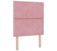 Vidaxl Tête De Lit Design En Blocs De Diamant Rose 80 Cm Velours, Vidaxl Tête De Lit Design En Blocs De Diamant Rose 160 Cm Velours