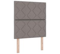 vidaXL Tête de lit Design en Blocs de Diamant Taupe 80 cm Tissu