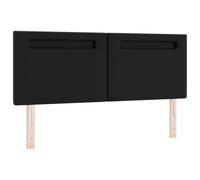 Tête De Lit Vidaxl Design Sobre Noir 160 Cm Cuir Synthétique Noir