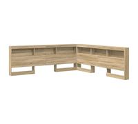 vidaXL Tête de lit en L en chêne Sonoma 180 x 200 cm. Fabriquée en Bois d'ingénierie, Elle a Beaucoup de Rangement intégré. Son Design Minimaliste Aide à Garder la Chambre Bien organisée avec des éta
