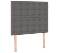 Hoofdborden 2 st 80x5x78/88 cm kunstleer grijs3116408