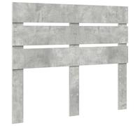 vidaXL Tête de lit Gris béton 120 cm Bois d'ingénierie, Style de chambre moderne, design de tête de lit rectangulaire, accessoires de lit durables, linge de lit contemporain pour votre espace de somme