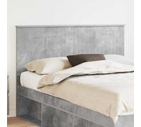 vidaXL Tête de lit 140 cm Gris béton – Bois d'ingénierie, design contemporain, ergonomique