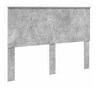 Tête de lit en bois d'ingénierie - vidaXL - Gris béton - 140 cm - 143x7x100 cm - Durable - Facile à nettoyer
