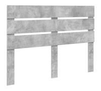 vidaXL Tête de lit Gris béton 140 cm Bois d'ingénierie, Style de chambre moderne, design de tête de lit rectangulaire, accessoires de lit durables, linge de lit contemporain pour votre espace de somme