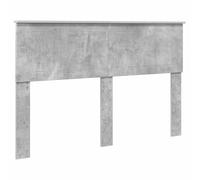 vidaXL Tête de lit Gris béton 140 cm Bois d'ingénierie, Tête de lit Moderne, Design rectangulaire, Meuble Minimaliste, Bois résistant, Facile à Assembler
