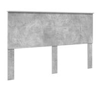 vidaXL Tête de lit Gris béton 160 cm Bois d'ingénierie, Accents de Chambre stylés, Design Contemporain, tête de lit Ergonomique, Un Vrai sanctuaire pour Dormir