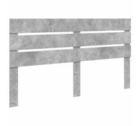 vidaXL Tête de lit Gris béton 160 cm Bois d'ingénierie, Style de chambre moderne, design de tête de lit rectangulaire, accessoires de lit durables, linge de lit contemporain pour votre espace de somme