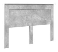 vidaXL Tête de lit Gris béton 160 cm Bois d'ingénierie, Tête de lit Moderne, Meuble Robuste, Design rectangulaire, Lignes épurées, déco Fonctionnelle, idées pour Votre pièce
