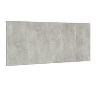 vidaXL Tête de lit Gris béton 200x1,5x80 cm Bois d'ingénierie