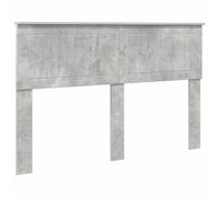 vidaXL Tête de lit Gris béton 140 cm Bois d'ingénierie, Tête de lit Moderne, Design rectangulaire, Meuble Minimaliste, Bois résistant, Facile à Assembler