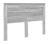 vidaXL Tête de lit Gris Sonoma 140 cm Bois d'ingénierie, Tête de lit Moderne, Meuble Robuste, Design rectangulaire, Lignes épurées, déco Fonctionnelle, idées pour Votre pièce