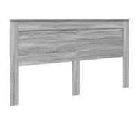 vidaXL Tête de lit Gris Sonoma 200 cm Bois d'ingénierie, Headboard rectangulaire Tendance, Bois Composite Robuste, Lignes épurées, décor Fonctionnel pour Chambres