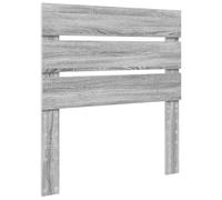 vidaXL Tête de lit Gris Sonoma 75 cm Bois d'ingénierie, Style de chambre moderne, design de tête de lit rectangulaire, accessoires de lit durables, linge de lit contemporain pour votre espace de somme