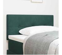 vidaXL Tête de lit LED avec bandes LED Vert 90 cm Velours 3338106
