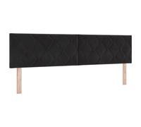 vidaXL Tête de lit LED Noir 180 cm Cuir synthétique, Tête de lit réglable, rectangulaire, Design rembourré, Confort Durable, lumière d'ambiance, Soutien Moderne au lit