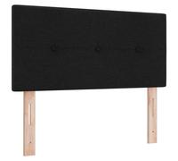 vidaXL Tête de lit LED rembourrée Noire 100 cm à Fixer au Mur, Un Accessoire déco Moderne pour Une Ambiance Cozy. Têtière rembourrée, Cadre Ajustable, Parfait pour améliorer Ton Espace Nuit.