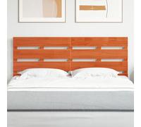 vidaXL Tête de lit Marron ciré 160 cm en bois massif de pin