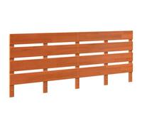 vidaXL Tête de lit Marron cire 200.5 x 3 x 80 cm Bois massif en pin