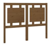 Vidaxl Tête De Lit Marron Miel 125,5x4x100 Cm Bois Massif De Pin Multicolore