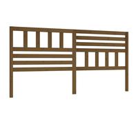 Vidaxl Tête De Lit Marron Miel 186x4x100 Cm Bois Massif De Pin Marron