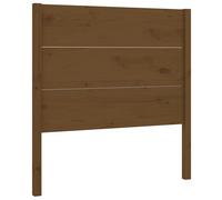vidaXL Tête de lit Marron miel 81x4x100 cm Bois massif de pin