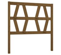 Vidaxl Tête De Lit Marron Miel 81x4x100 Cm Bois Massif De Pin Marron