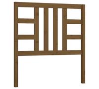 vidaXL Tête de lit marron miel 96x4x100 cm Pin massif