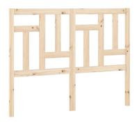 vidaXL Tête de Lit Meuble de Chambre à Coucher Accessoire de Lit Double Tête de Cadre de Lit Intérieur 125,5x4x100 cm Bois Massif de Pin