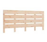 vidaXL Tête de Lit Meuble de Chambre à Coucher Accessoire de Lit Double Tête de Cadre de Lit Intérieur 140x3x80 cm Bois Massif de Pin