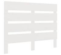 vidaXL Tête de Lit Meuble de Chambre à Coucher Accessoire de Lit Simple Tête de Cadre de Lit Intérieur Blanc 90x3x80 cm Bois Massif de Pin