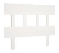 vidaXL Tête de Lit Meuble de Chambre à Coucher Accessoire de Lit Simple Tête de Cadre de Lit Intérieur Blanc 93,5x3x81 cm Bois Massif de Pin